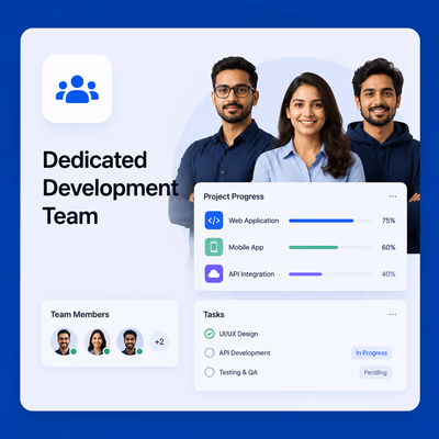 Dedicated developer team allocation dashboard